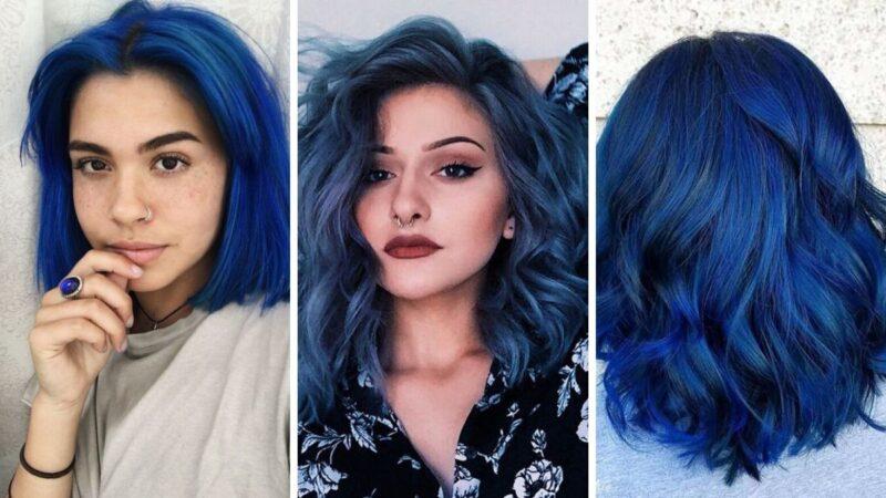 Techniki farbowania granatowych włosów