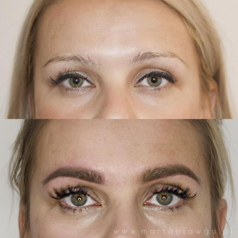 Trwałość efektu brwi permanentnych