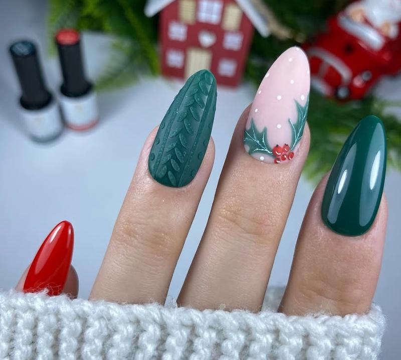 Zimowa kolorystyka paznokci