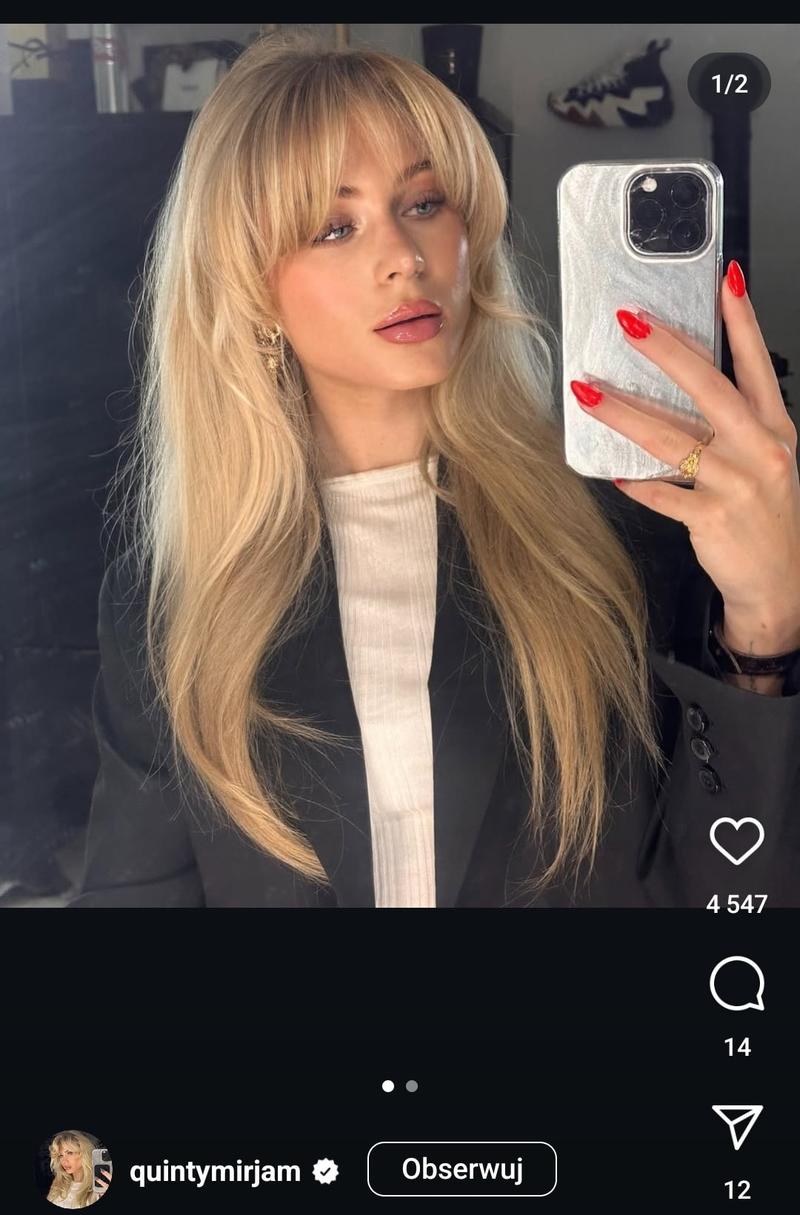 Stylizacja cieniowanej grzywki